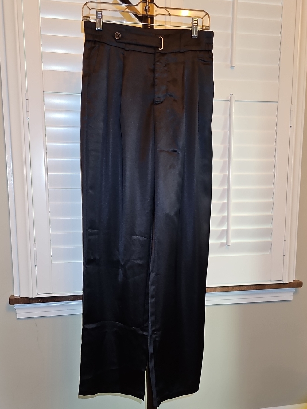 Women's Black Dress Pants - Classic Straight Fit